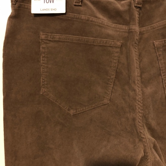 Lands’ End 16W Mid Rise Straight Leg Corduroys Tan - Picture 5 of 13